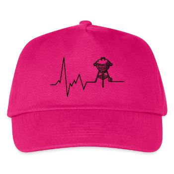 Heartbeat BBQ Grill Grillades - Casquette de baseball Enfant - fuchsia - Devant