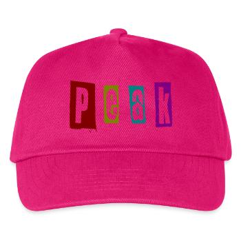 Peak - Kids’ Baseball Cap - fuchsia - Front