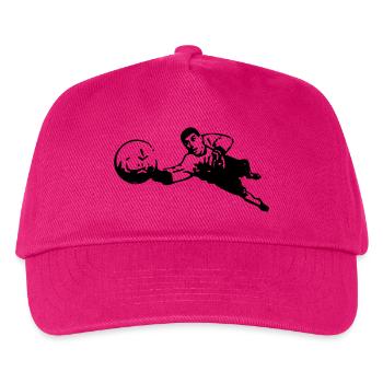 Torwart - Kinder Basecap - Fuchsia - Vorne
