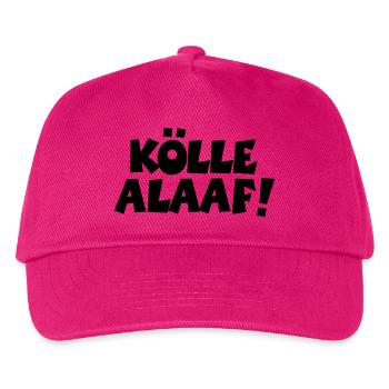 Kölle Alaaf! Kölner Karneval in Köln - Kinder Basecap - Fuchsia - Vorne