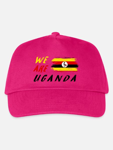 Wir sind Uganda - Kinder Basecap - Fuchsia