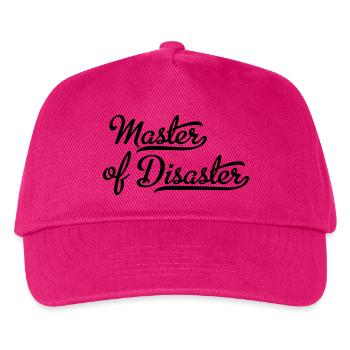 Master of Disaster - Kinder Basecap - Fuchsia - Vorne