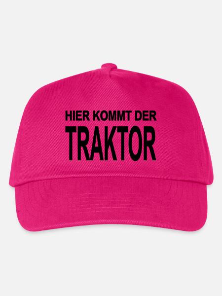 Traktor - Kinder Basecap - Fuchsia