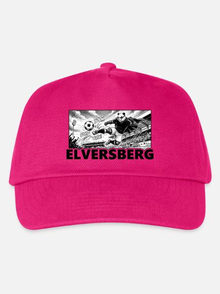 Fußball Panda Kaiserlinde Elversberg - Kinder Basecap - Fuchsia