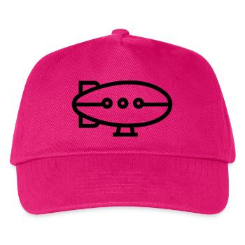 Airship - Kids’ Baseball Cap - fuchsia - Front