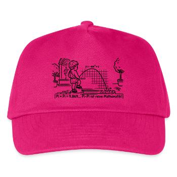 Mathe Pi Parabel 3,14159265359 - Kinder Basecap - Fuchsia - Vorne