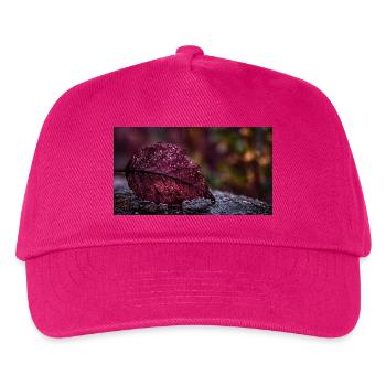 Nachtrotes Taublatt - Kinder Basecap - Fuchsia - Vorne