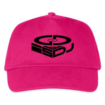 god is a dj - Kids’ Baseball Cap - fuchsia - Front