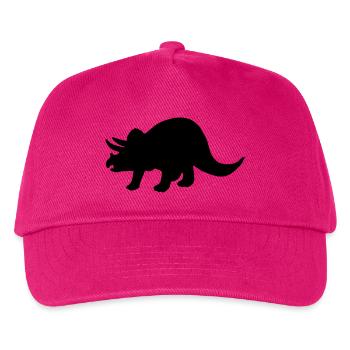 Dinosaur - Triceratops - Kids’ Baseball Cap - fuchsia - Front