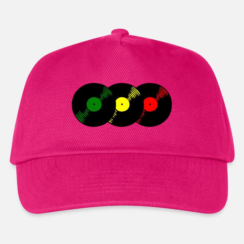 Reggae records - Casquette de baseball Enfant - fuchsia