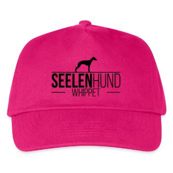 WHIPPET Seelenhund - Kinder Basecap - Fuchsia - Vorne