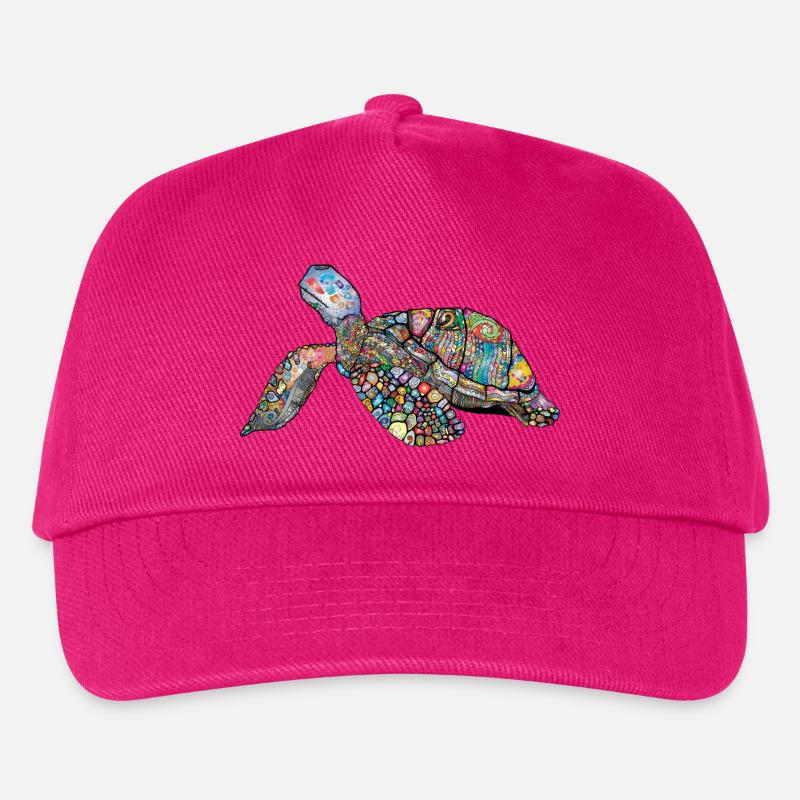 Schildkröte - Kinder Basecap - Fuchsia