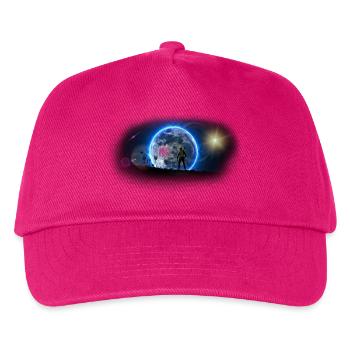 Moonset - Kids’ Baseball Cap - fuchsia - Front