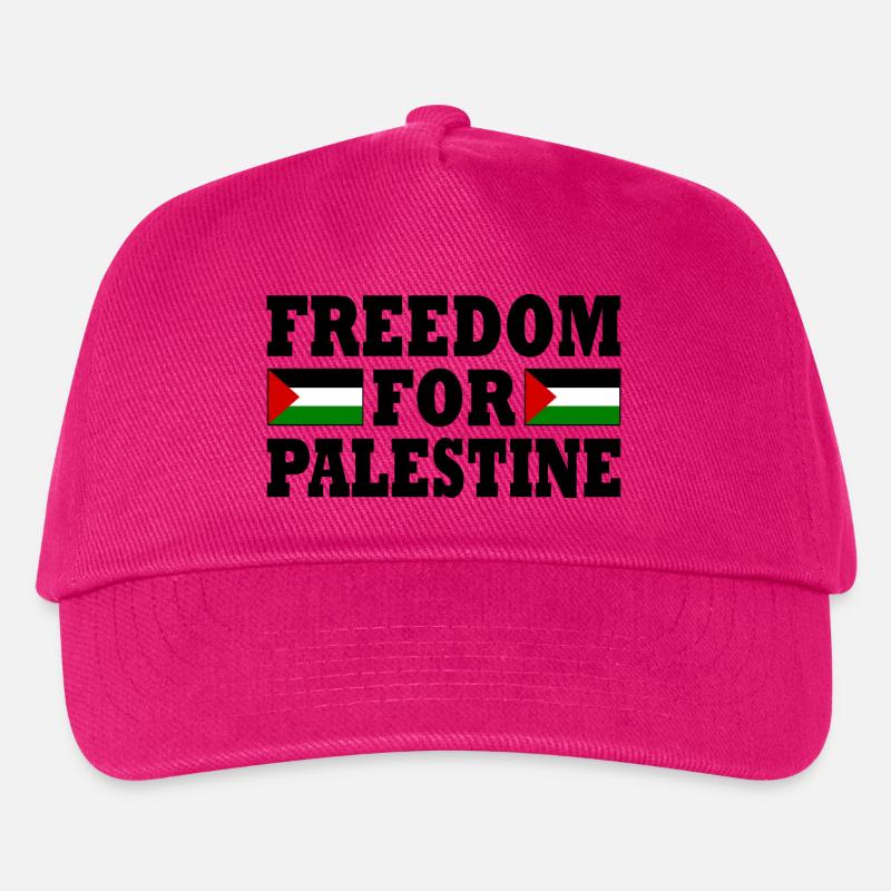 Freedom for palestine - Kinder Basecap - Fuchsia