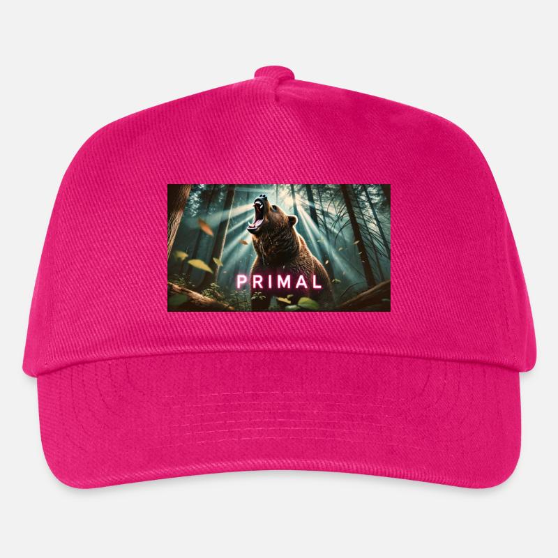 URSPRÜNGLICHER BÄR - Kinder Basecap - Fuchsia