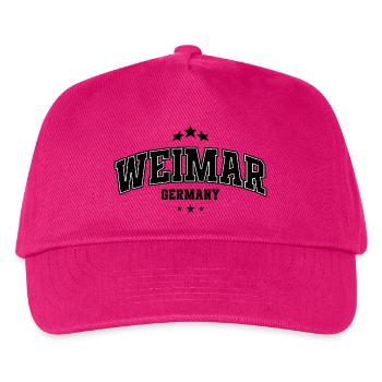 Weimar Varsity Lettering Souvenier - Kids’ Baseball Cap - fuchsia - Front