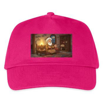 Nasreddin Hodja & The Bird of Wisdom - Kids’ Baseball Cap - fuchsia - Front