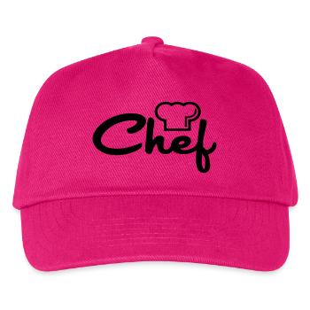Chef de cuisine - Kids’ Baseball Cap - fuchsia - Front