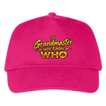 Großmeister Du weißt WER - Kinder Basecap - Fuchsia - Vorne