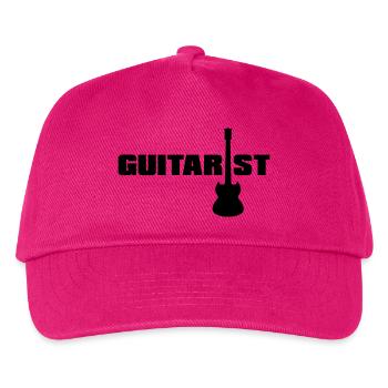 Guitarist - Kids’ Baseball Cap - fuchsia - Front