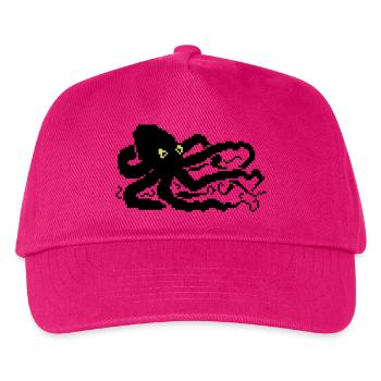 Pieuvre pixel 8 bits - Casquette de baseball Enfant - fuchsia - Devant