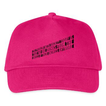 boissons de crânes ennemis - Casquette de baseball Enfant - fuchsia - Devant