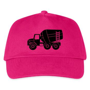 Cement car - Kids’ Baseball Cap - fuchsia - Front
