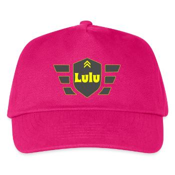 Lulu - Kinder Basecap - Fuchsia - Vorne