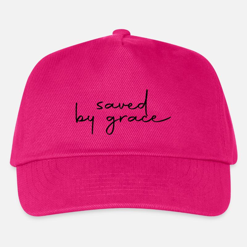 saved by grace - Kinder Basecap - Fuchsia