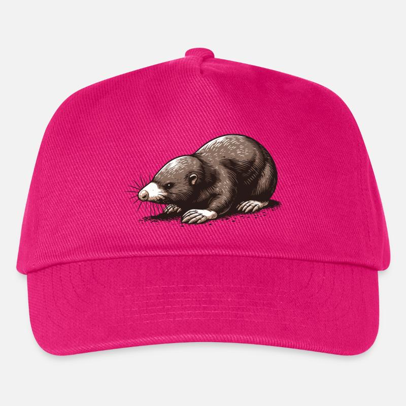 Maulwurf - Kinder Basecap - Fuchsia