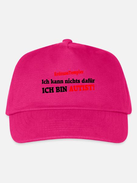 Ich kann nichts dafür - Ich bin Autist - Kinder Basecap - Fuchsia