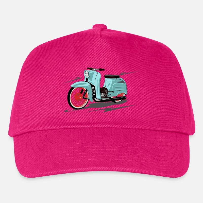 Simson Schwalbe mint, peppermint - Kinder Basecap - Fuchsia