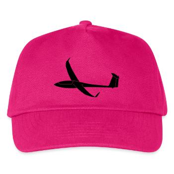 Segelflugzeug Geschenk Ventus - Kinder Basecap - Fuchsia - Vorne