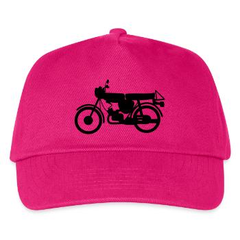 Moped - Kinder Basecap - Fuchsia - Vorne
