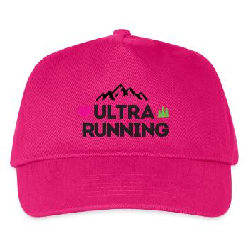 Ultra Running – My Love - Kids’ Baseball Cap - fuchsia - Front