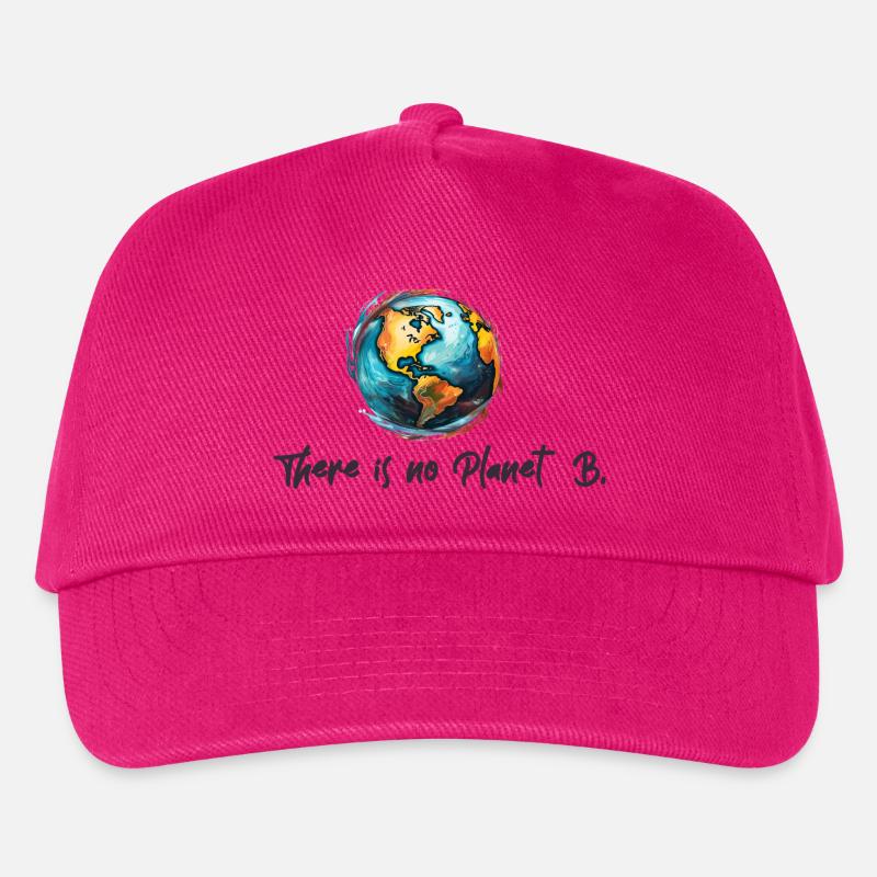 Klimaschutz Kein Planet B - Kinder Basecap - Fuchsia