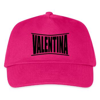 Valentin T-Shirt T-Shirt Geschenkidee - Kinder Basecap - Fuchsia - Vorne