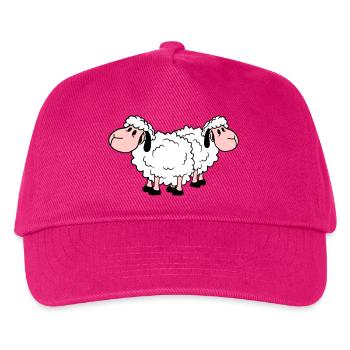 Two Sheep Friends Team Crew Cute Little Baby Dear - Kids’ Baseball Cap - fuchsia - Front