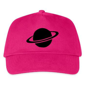 Weltraum Geschenk - Kinder Basecap - Fuchsia - Vorne