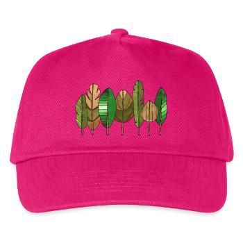 Baum - Kinder Basecap - Fuchsia - Vorne
