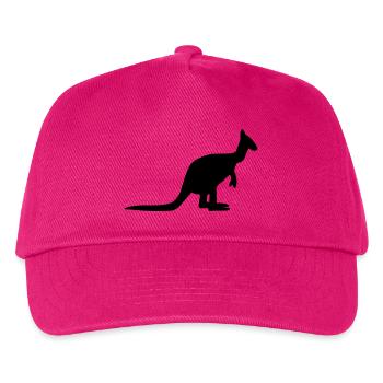 Kangaroo - Kids’ Baseball Cap - fuchsia - Front