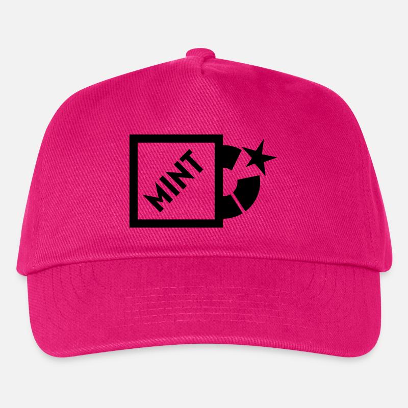 Mint - Kinder Basecap - Fuchsia