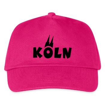 Köln mit Kölner Dom - Kinder Basecap - Fuchsia - Vorne
