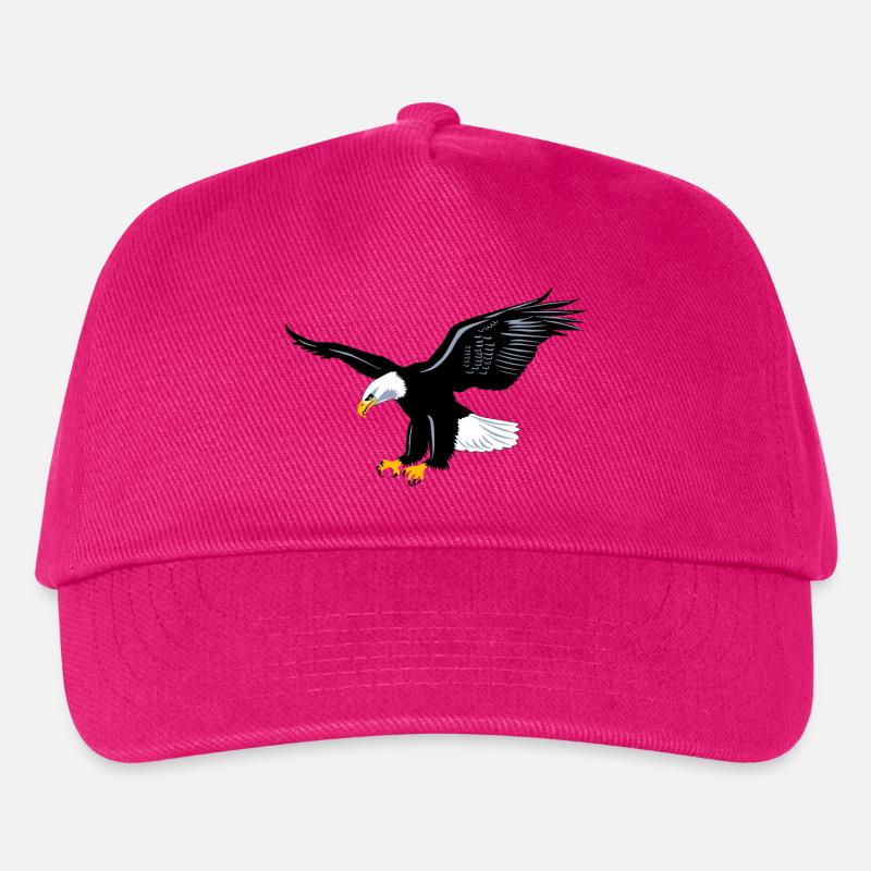 Adler stark stolz - König der Lüfte - Kinder Basecap - Fuchsia