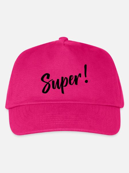 Super - Kinder Basecap - Fuchsia