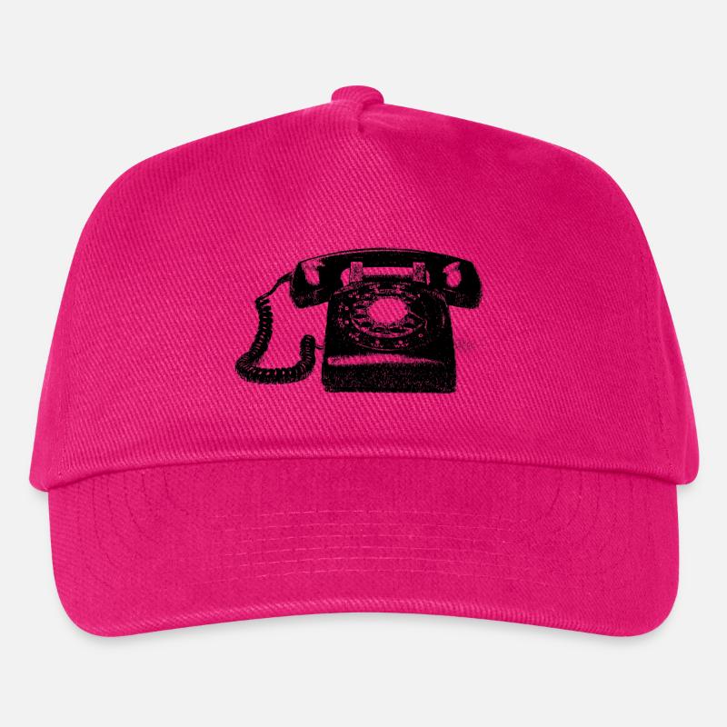 TELEFON - Kinder Basecap - Fuchsia
