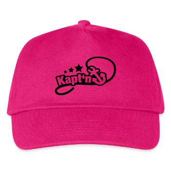 anker_kapitaen_1_f1 - Kinder Basecap - Fuchsia - Vorne
