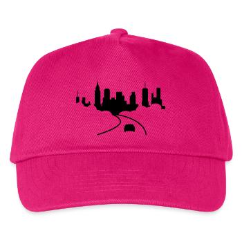 Stadt - Kinder Basecap - Fuchsia - Vorne
