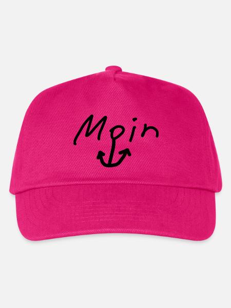 Moin Nordisch Anker - Kinder Basecap - Fuchsia