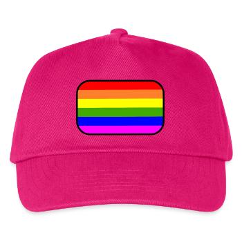 Lgbt - Kinder Basecap - Fuchsia - Vorne